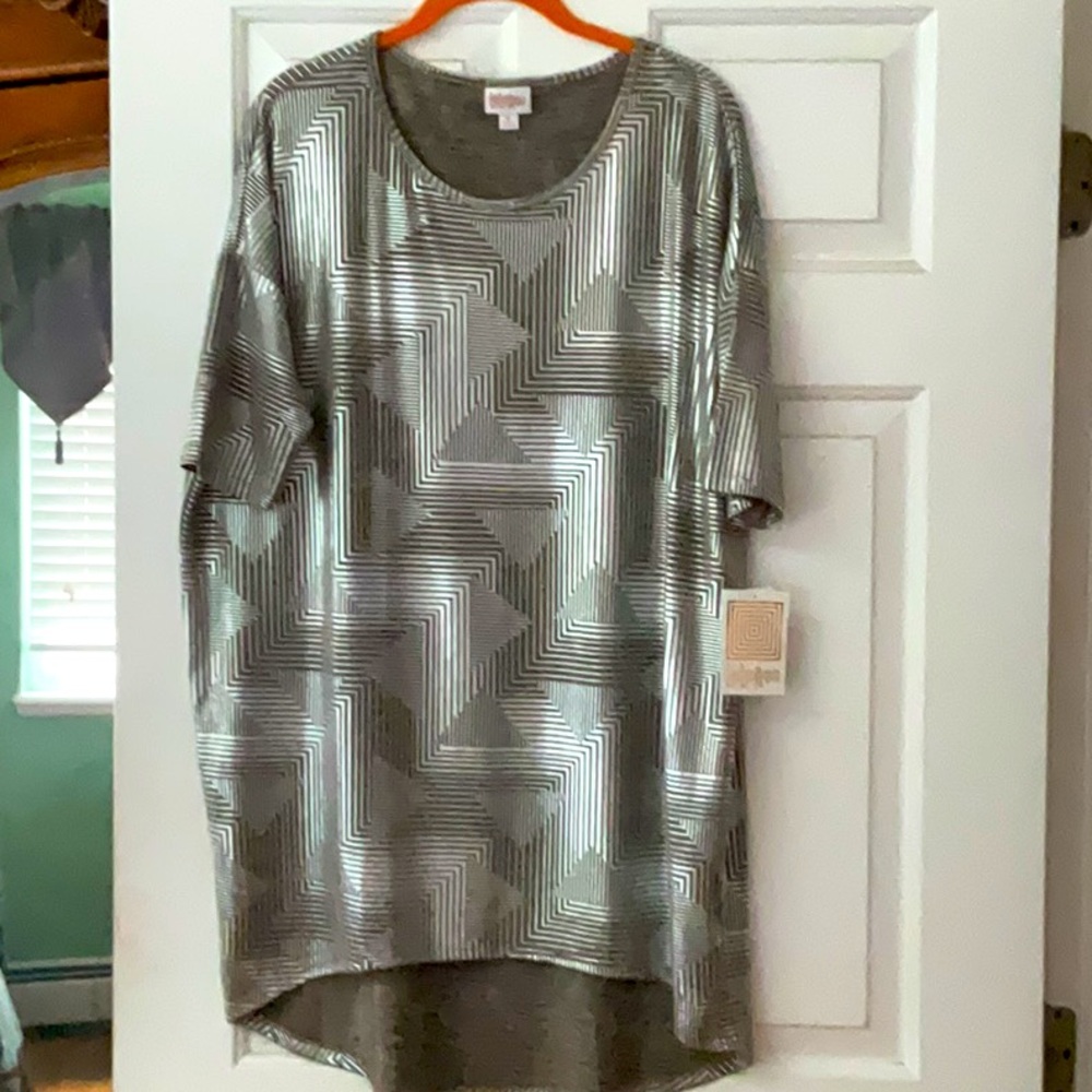 Elegant Silver Luluroe Irma